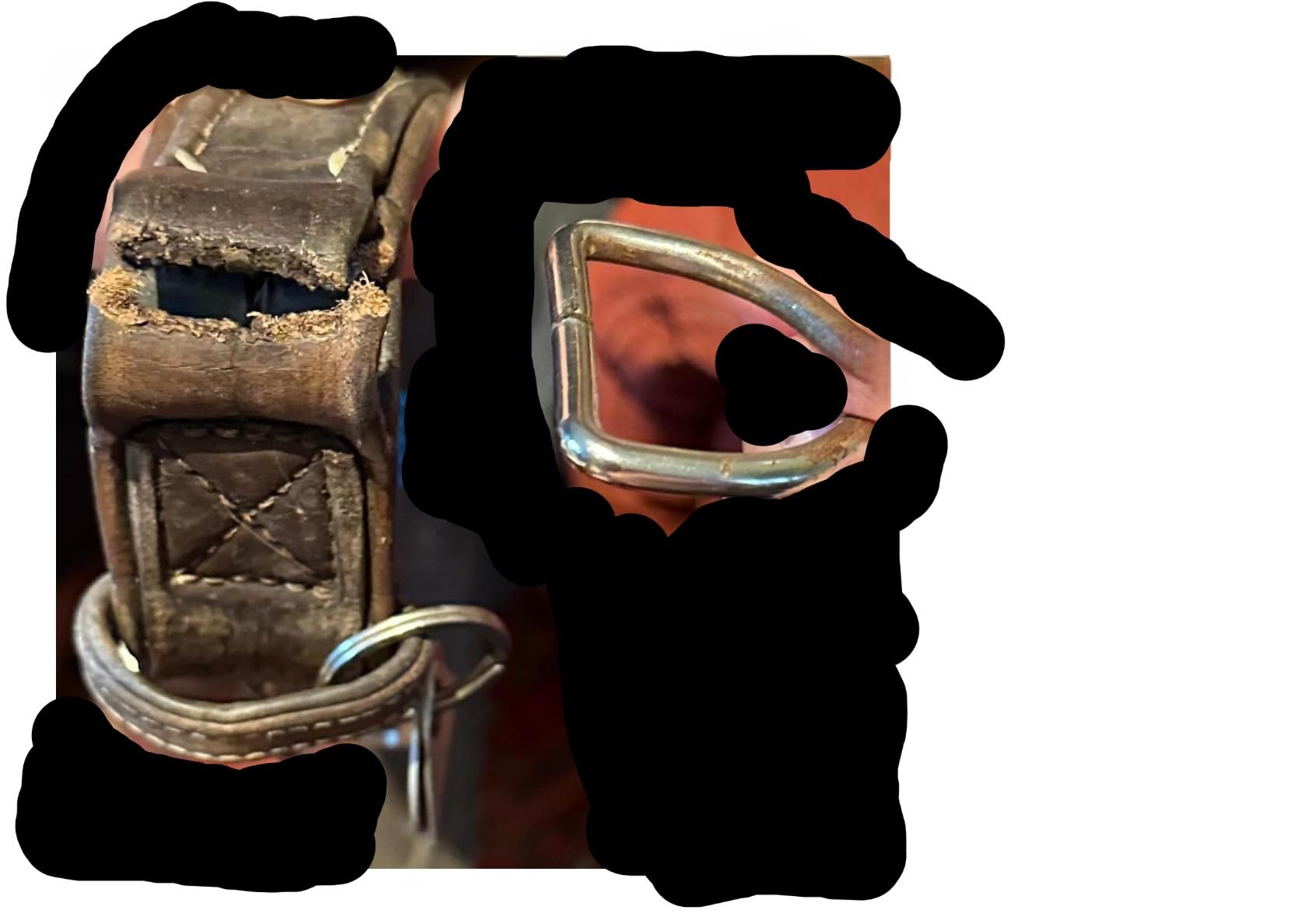 Schönes Halsband mit kleinen Abstrichen