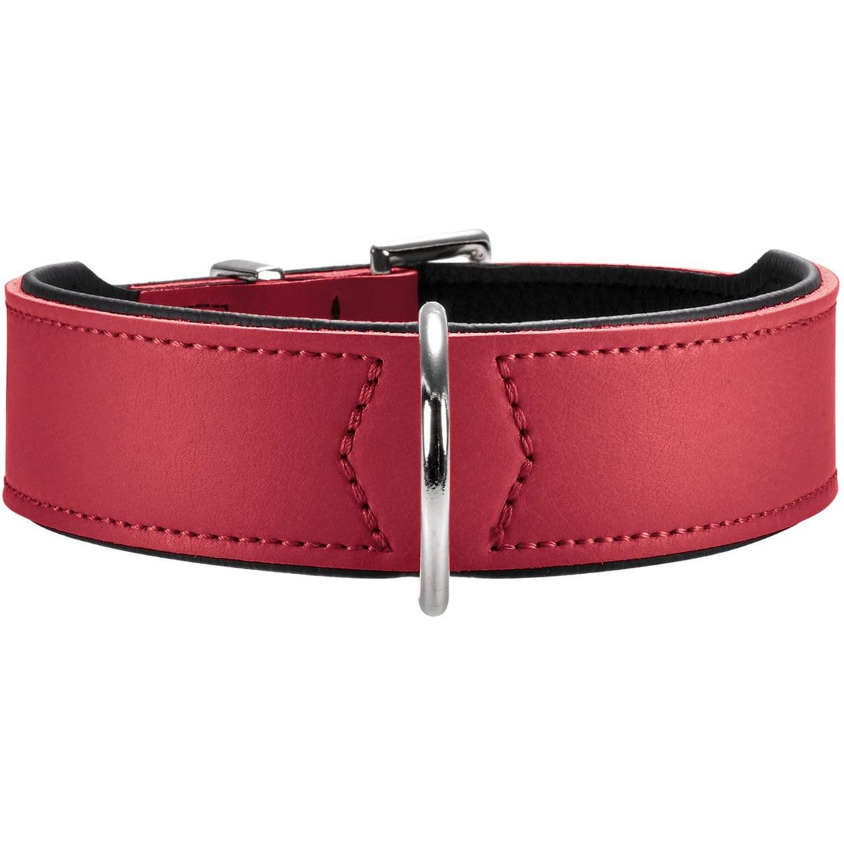 hunter-hundehalsband-basic-gr-e-37-in-braun-schwarz-pflegeleichtes-spaltleder-mi image 7