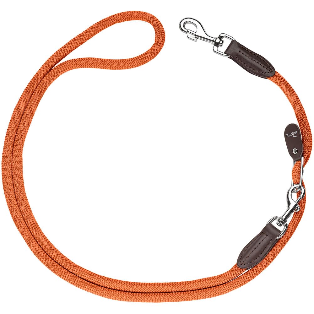 hunter-vario-hundeleine-freestyle-braun-260-cm-stufenlos-verstellbar-wetterfeste image 7