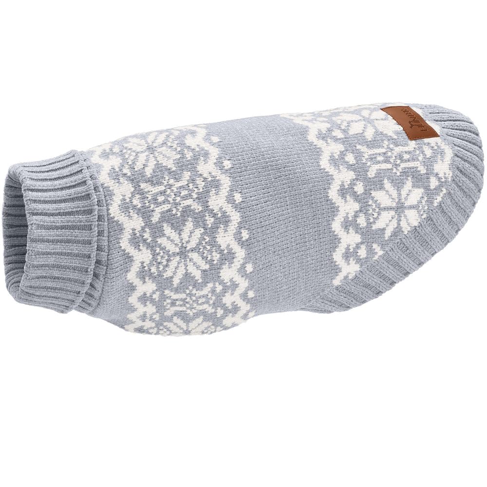 hunter-birka-hundepullover-warmer-strickpullover-aus-chenille-garn-rollkragen-no image 1