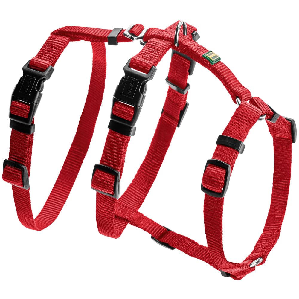 hunter-sicherheitsgeschirr-vario-rapid-gr-e-s-m-in-rot-panikgeschirr-mit-extra-b image 1