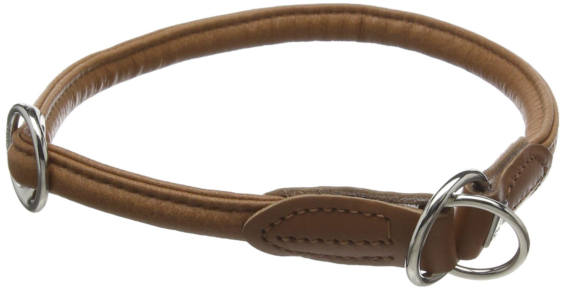 hunter-round-soft-elk-dressurhalsung-fellschonendes-elchleder-hundehalsband-rund image 7