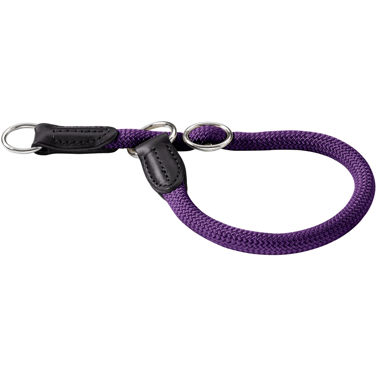hunter-freestyle-dressurhalsung-mit-zugstopper-gr-e-50-m-l-violett-hundehalsband image 1