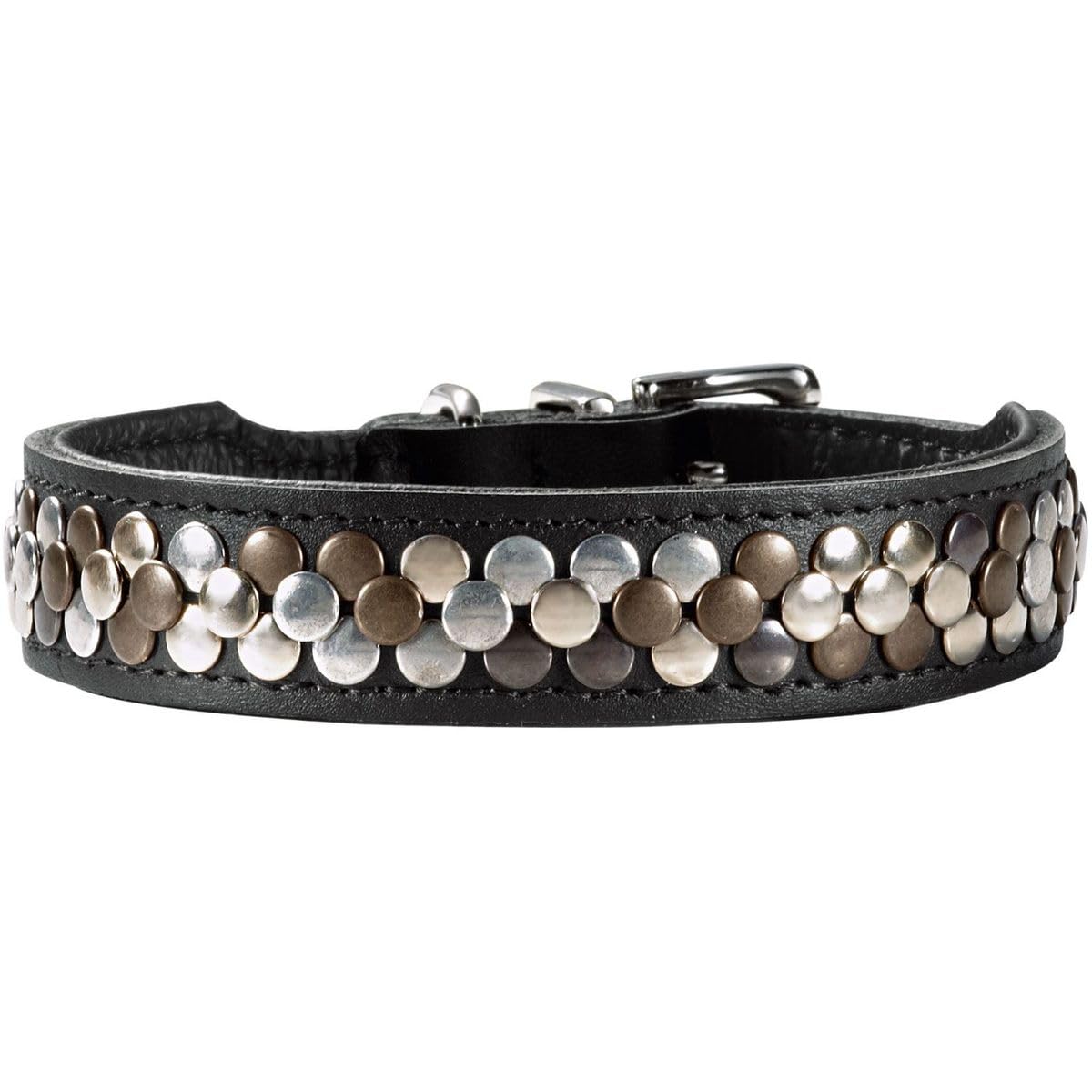 hunter-hundehalsband-arizona-up-braunes-softleder-mit-stilvollen-nieten-robust-a image 7