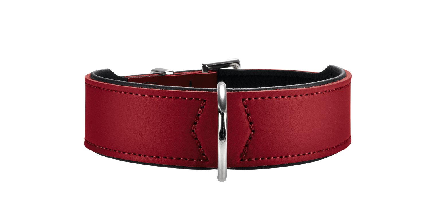 hunter-hundehalsband-basic-gr-e-37-in-braun-schwarz-pflegeleichtes-spaltleder-mi image 8
