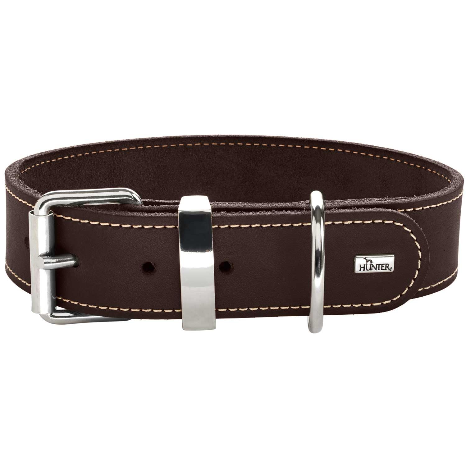 hunter-aalborg-special-hundehalsband-leder-30-xxs-xs-cognac-extrabreites-softvol image 8