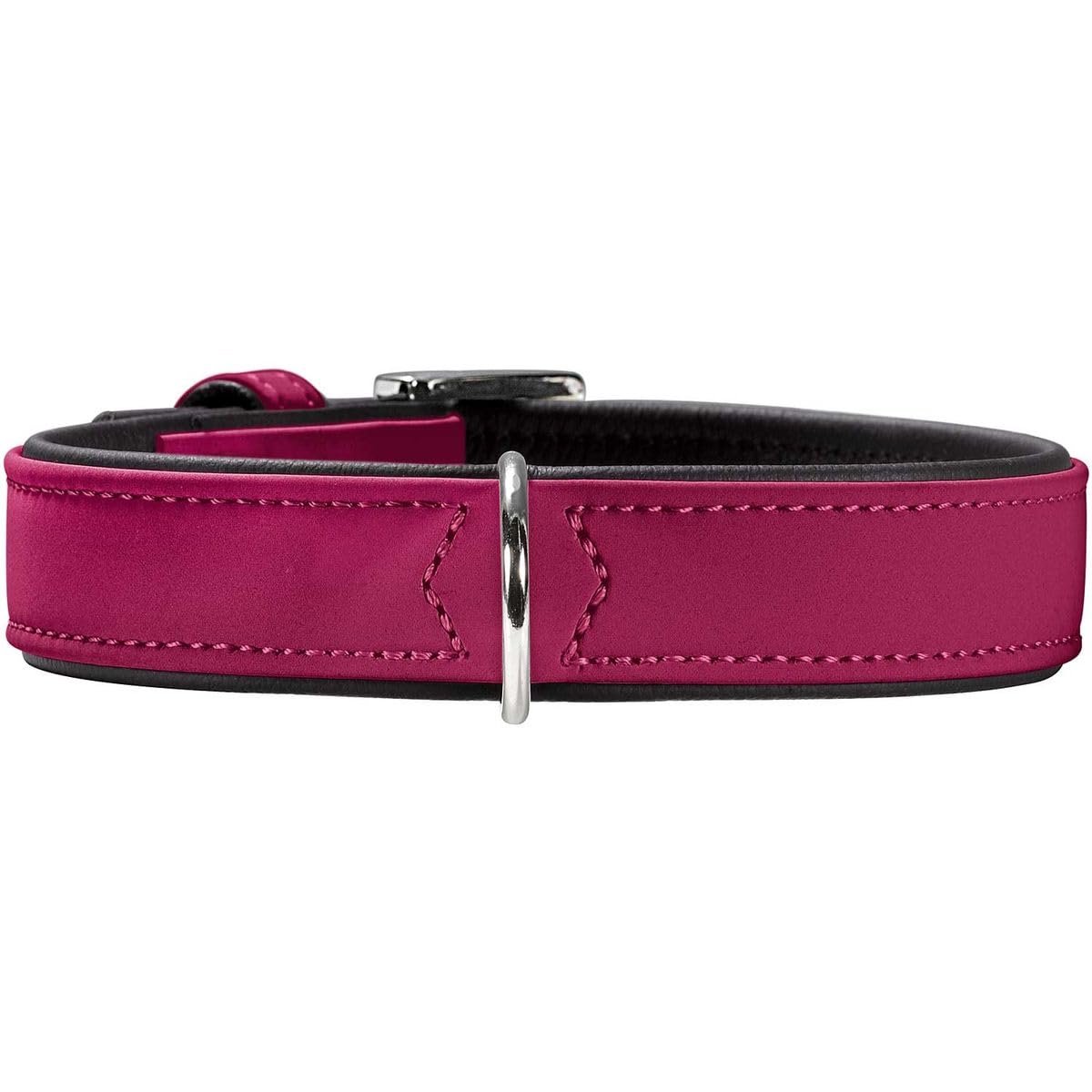 hunter-halsband-softie-gr-e-30-beige-schwarz-weiches-kunstleder-in-nubuk-optik-m image 7