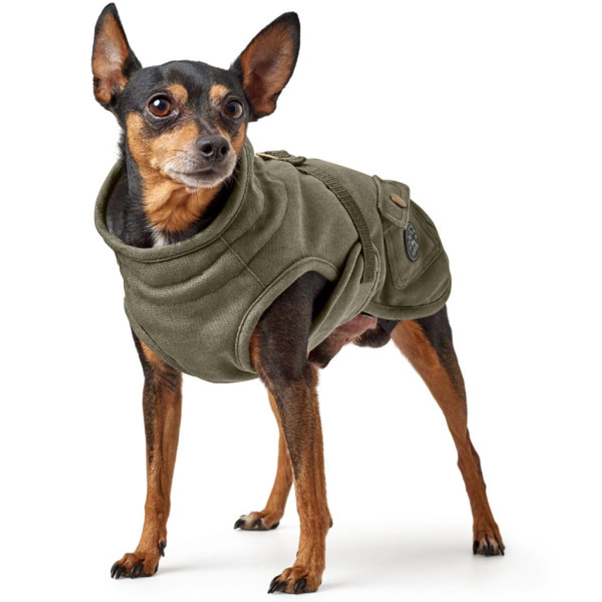 hunter-hundemantel-uppsala-trend-khaki-wasser-windabweisend-teddy-innenfutter-re image 4