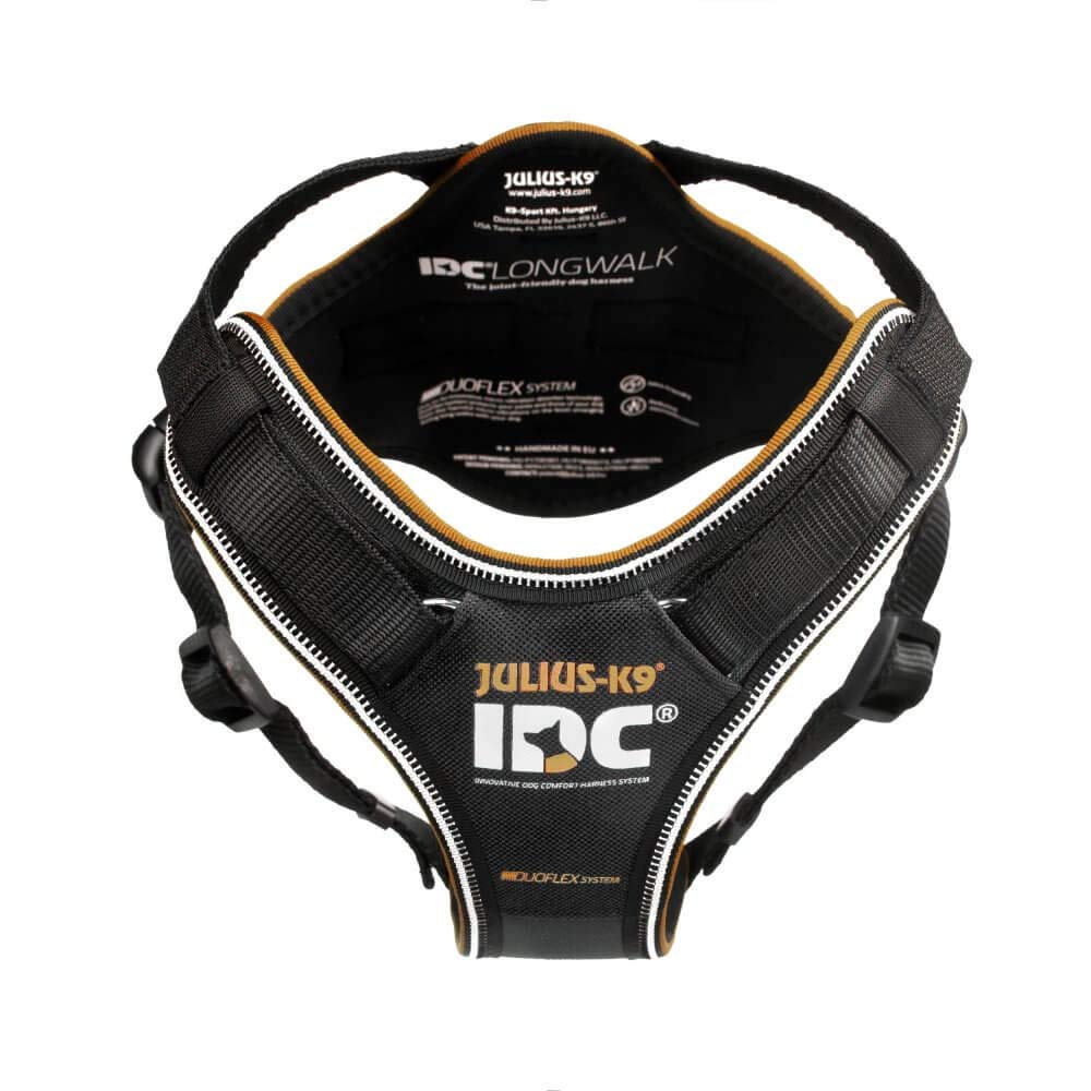 julius-k9-idc-longwalk-hundegeschirr-gr-e-l-schwarz-grau-mit-duoflex-system image 2