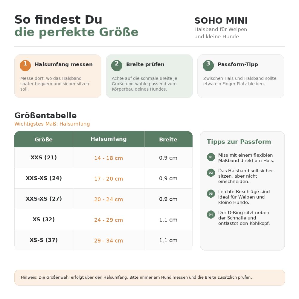 hunter-soho-mini-hundehalsband-rindsleder-fellschonend-leicht-f-r-kleine-hunde-w image 2