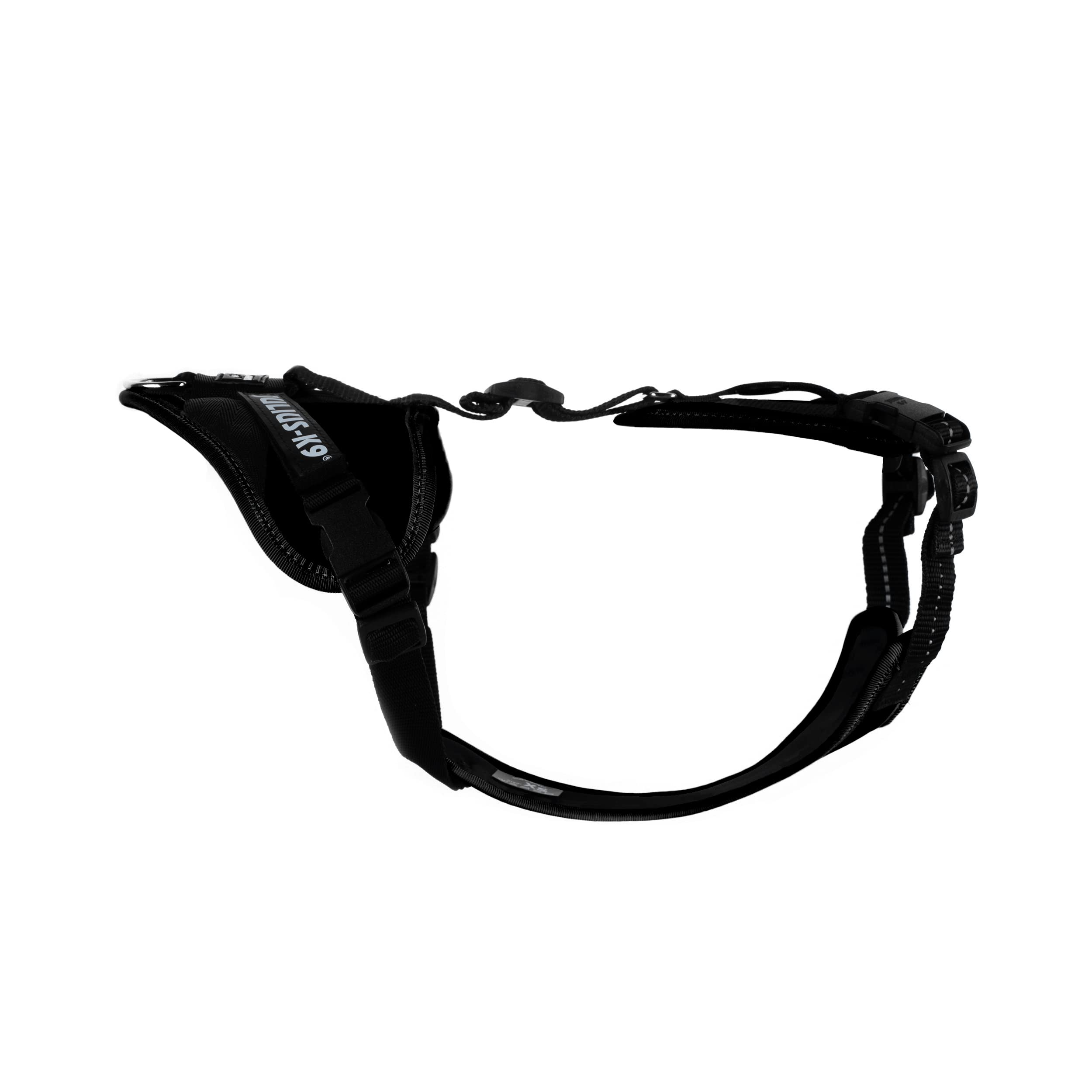 julius-k9-mantrailing-outdoor-hundegeschirr-19mtr-xs-gr-e-xs-schwarz-5-punkt-ein image 2