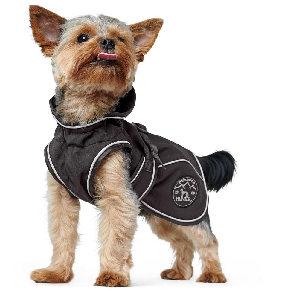 hunter-uppsala-softshell-hundemantel-gr-e-30-schwarz-wasser-und-winddicht-fleece image 4