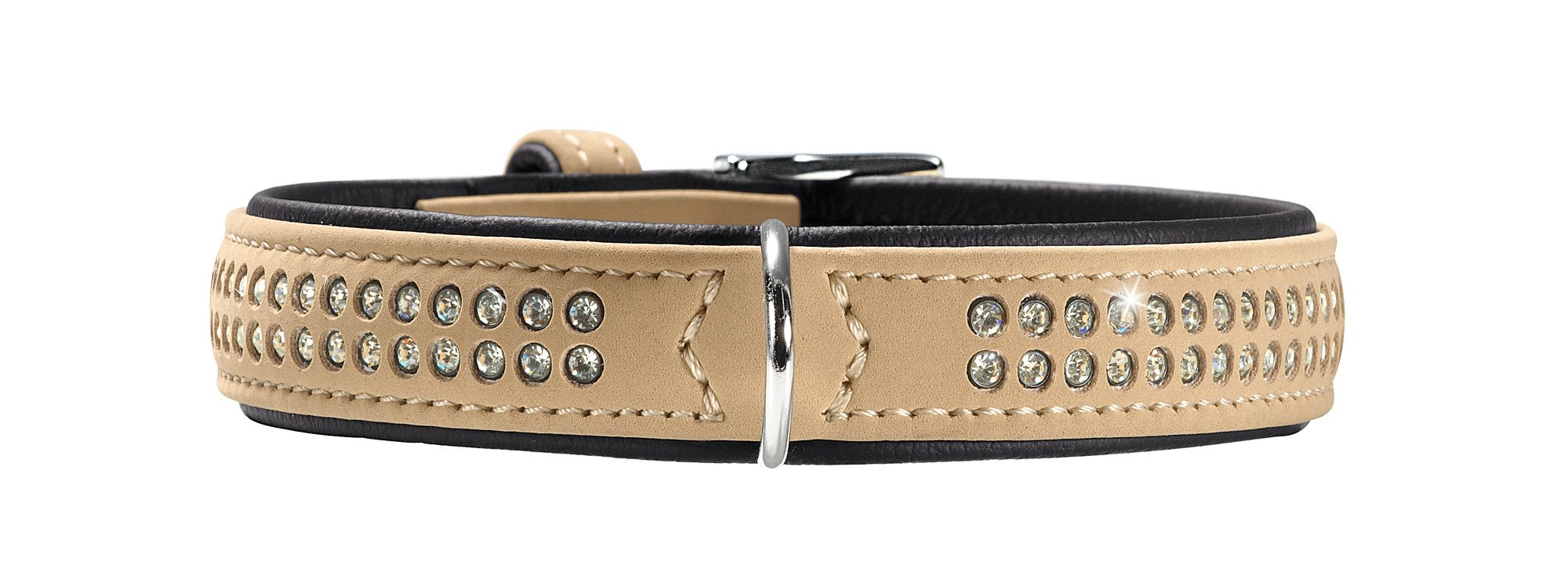 hunter-softie-deluxe-hundehalsband-kunstleder-in-nubuk-optik-mit-strasssteinen-g image 6