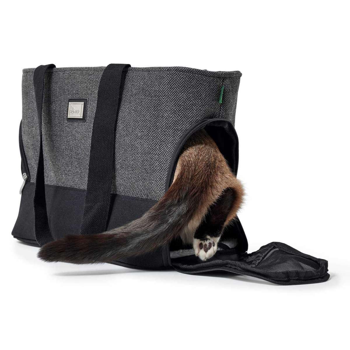 hunter-hundetragetasche-barcelona-im-fischgr-t-design-mit-karabiner-sicherung-ne image 8