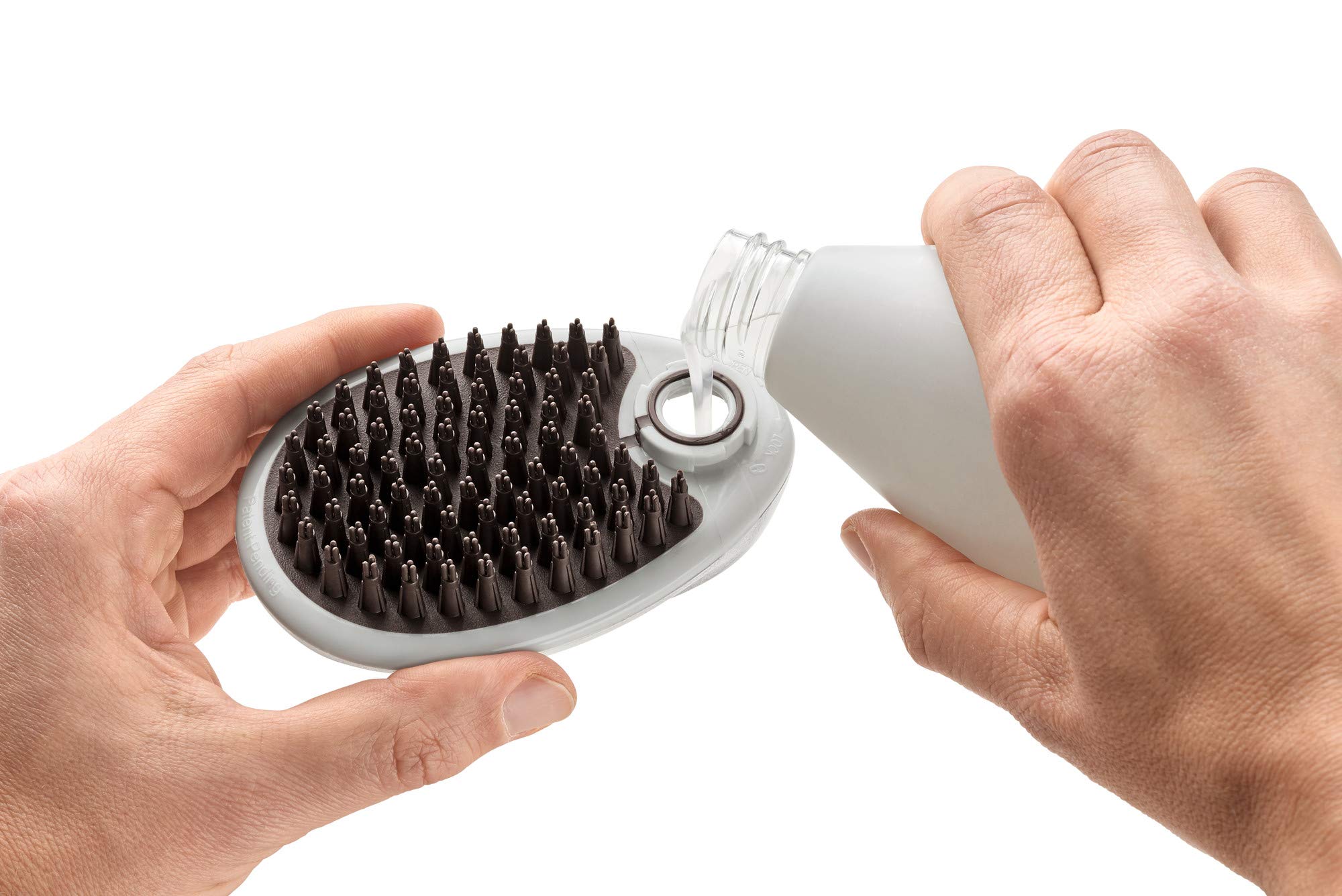 hunter-spa-pflegestriegel-12-x-8-cm-mit-integrierter-shampoofunktion-dreifach-ma image 4