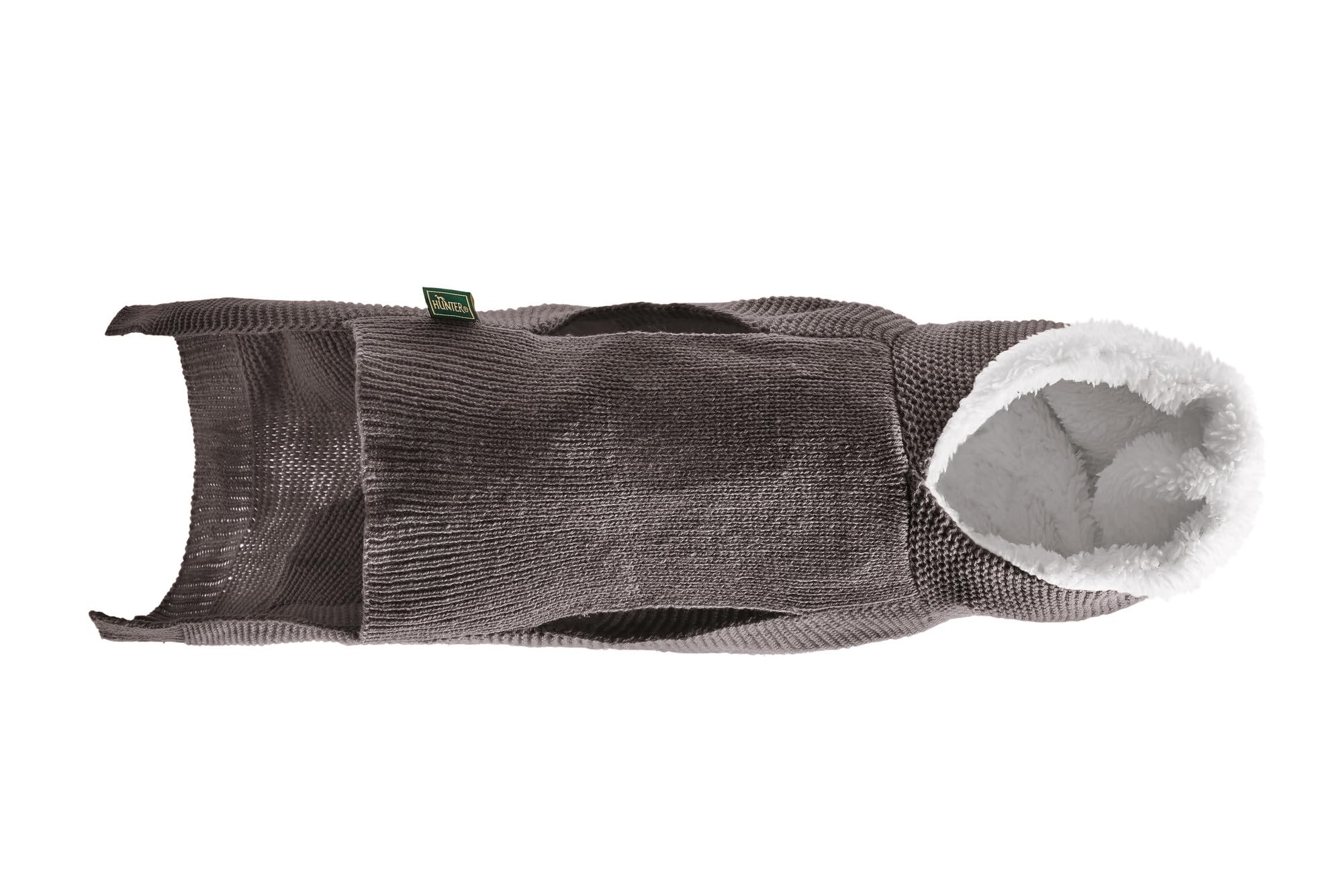 hunter-r-gla-hundepullover-leichter-strickpullover-mit-pl-sch-kapuze-und-taschen image 2