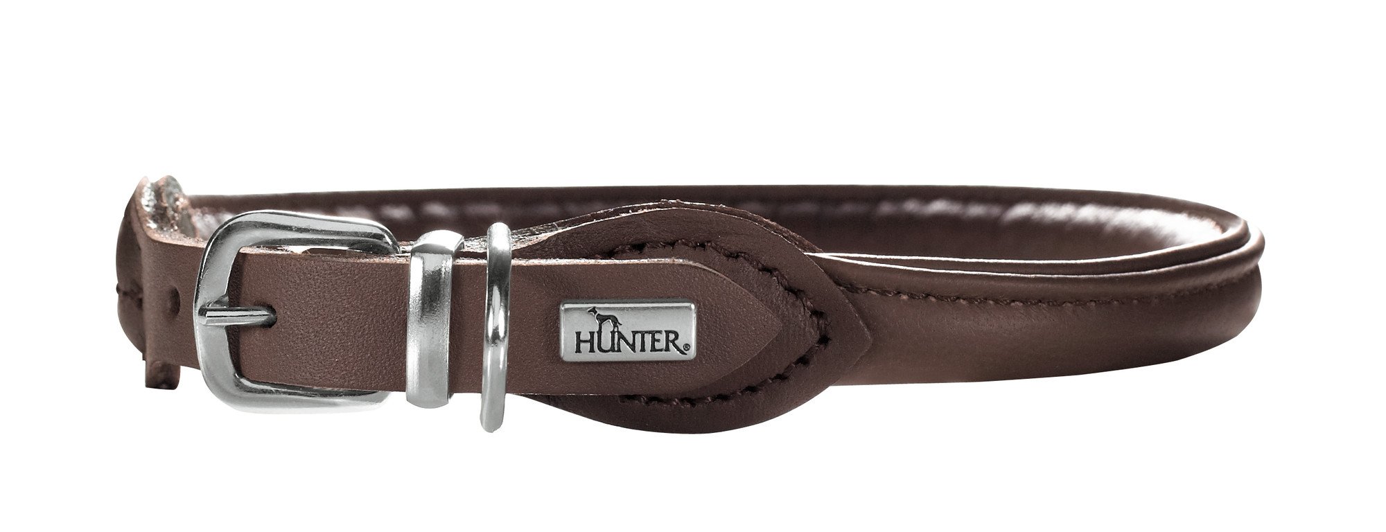 hunter-round-soft-elk-hundehalsband-elchleder-cognac-gr-e-55-fellschonend-rundge image 4