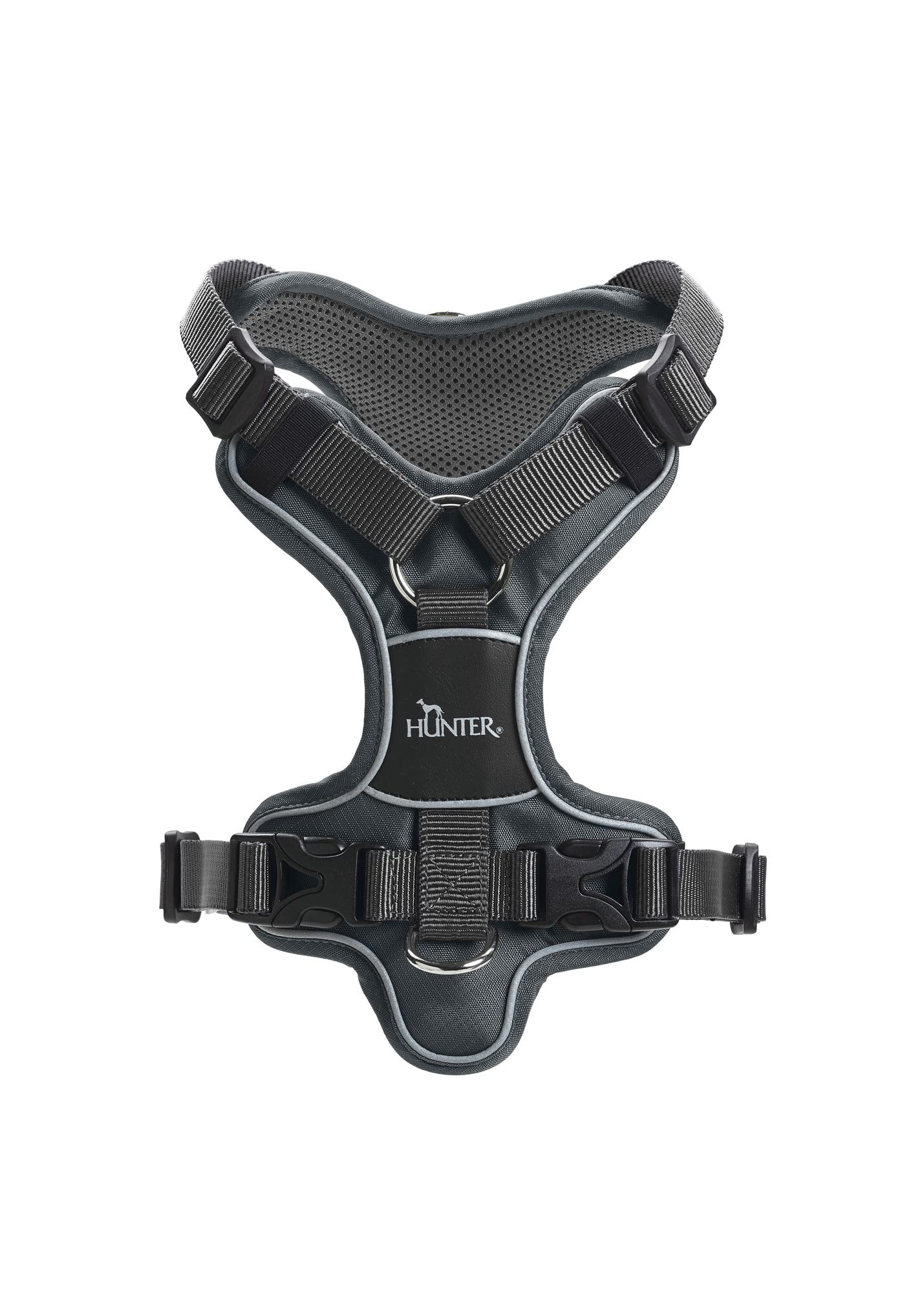 hunter-divo-hundegeschirr-nylon-mit-neopren-mesh-polsterung-3m-scotchlite-reflek image 2