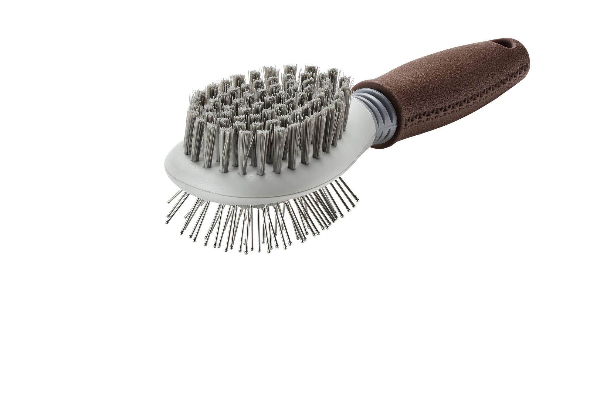 hunter-spa-kombib-rste-f-r-hunde-zwei-seiten-borsten-pins-flexibler-b-rstenhals- image 2