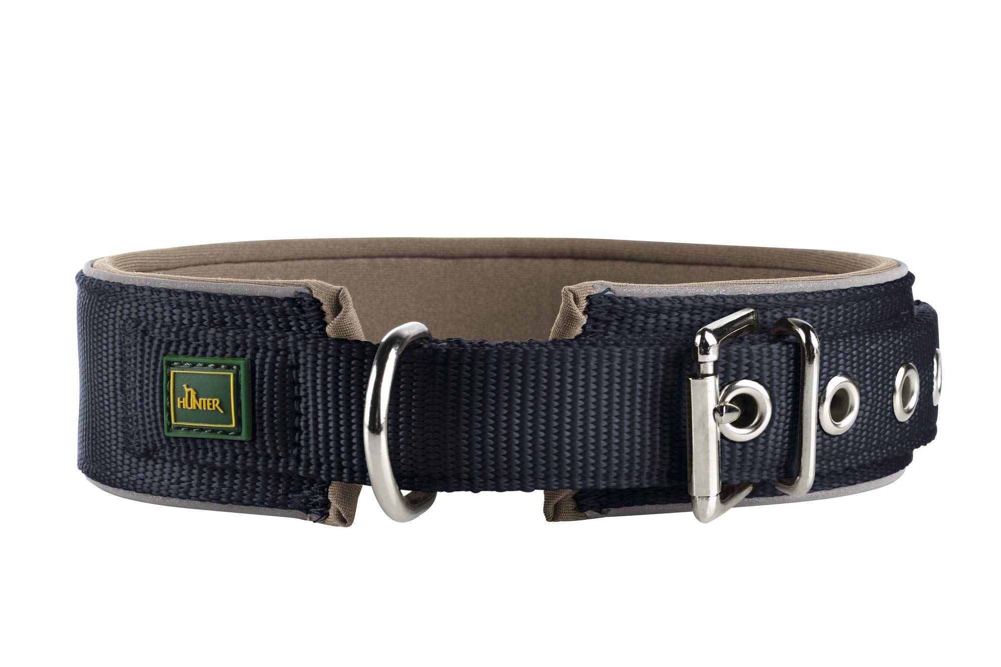 hunter-neopren-reflect-bvb-hundehalsband-gr-e-45-34-41-cm-schwarz-gelb-gepolster image 8