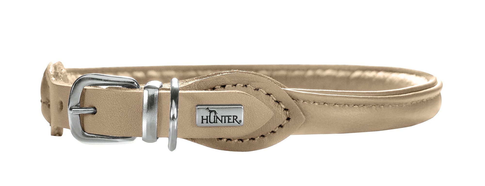 hunter-round-soft-elk-hundehalsband-elchleder-cognac-gr-e-55-fellschonend-rundge image 8