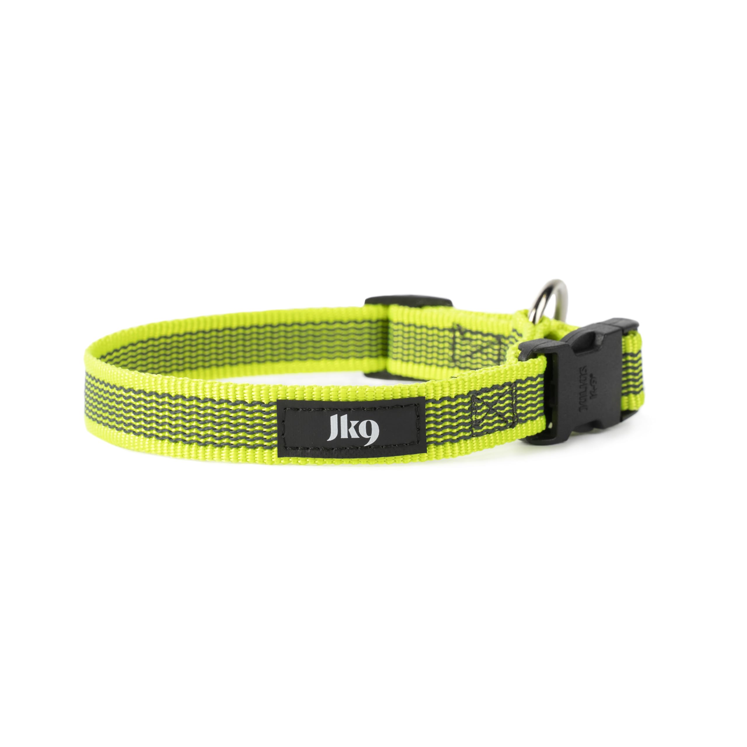 julius-k9-color-gray-halsband-220cg-ne-20-mm-x-27-42-cm-neon-grau-robustes-nylon image 1