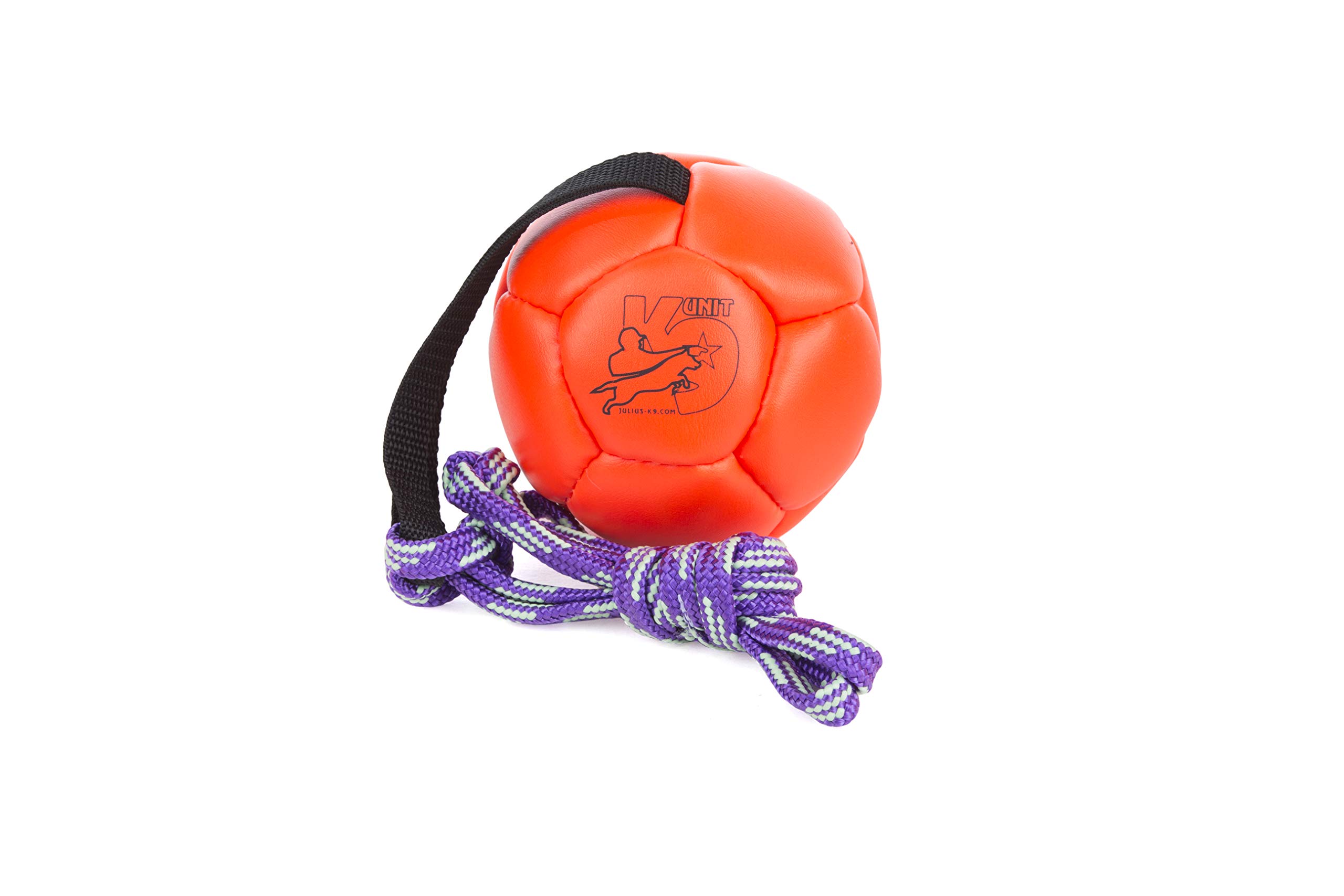 julius-k9-idc-neon-fluoreszierender-ball-mit-schnur-60-mm-orange-weich-robustes- image 7