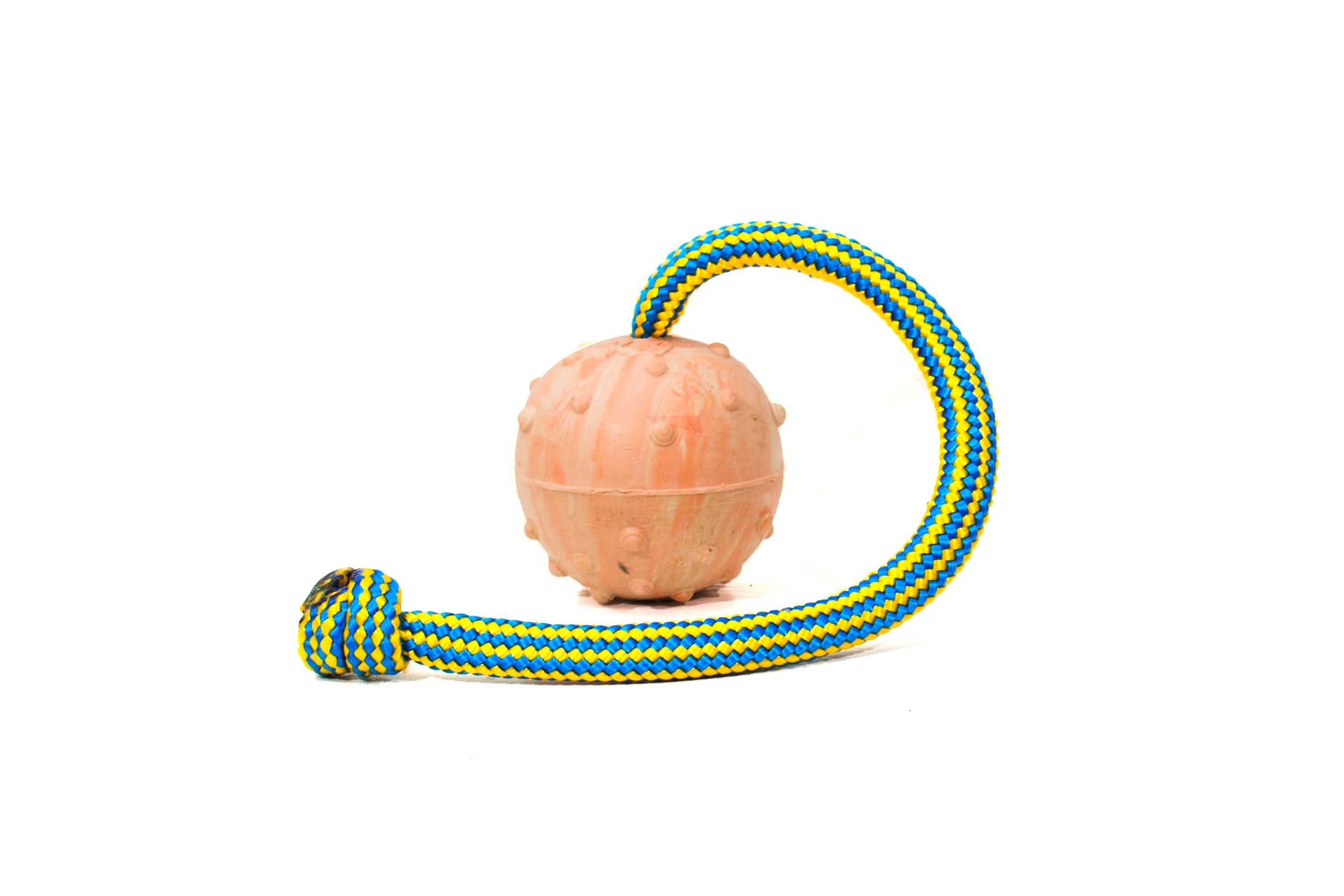 julius-k9-idc-kautschuk-ball-50-mm-mit-schnur-und-verstellbarem-griff-geriffelt- image 5