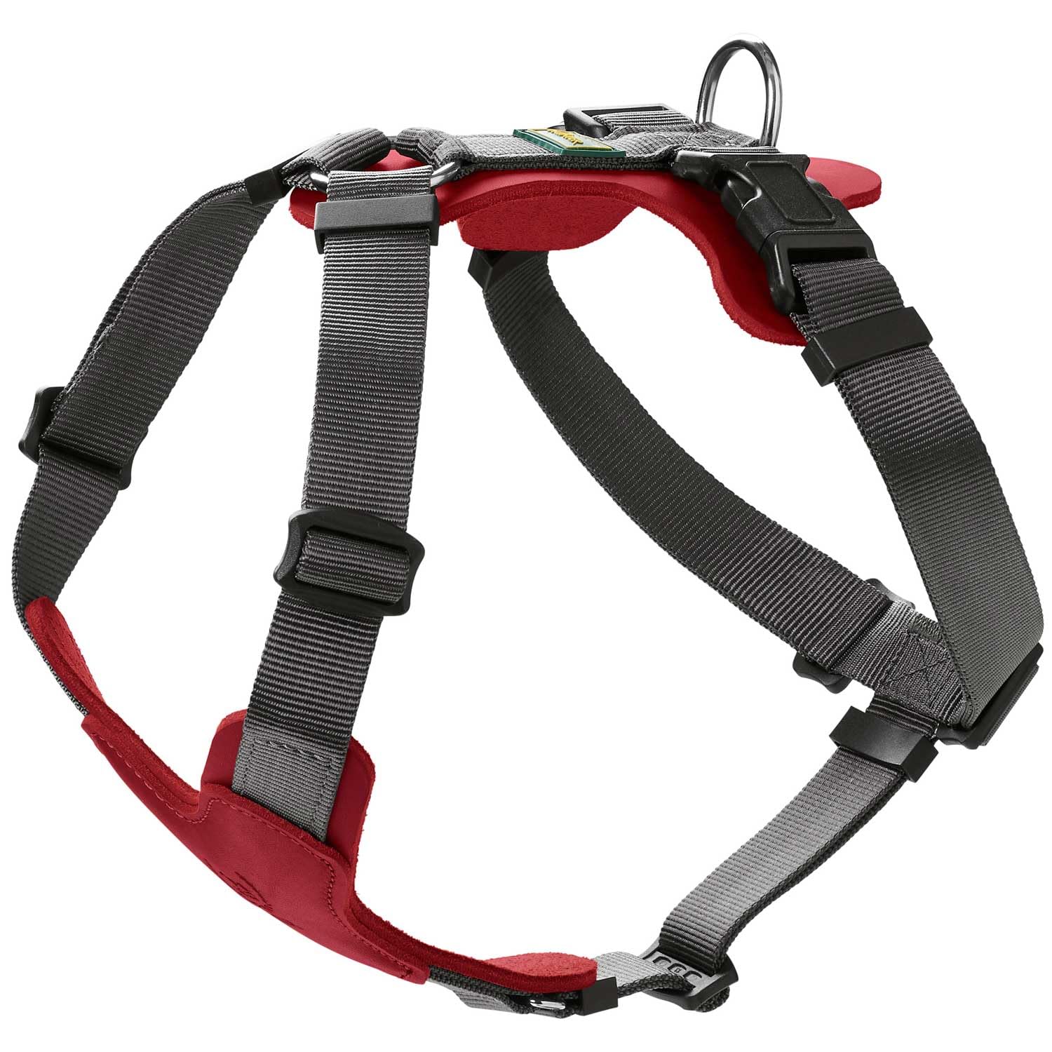 hunter-hundegeschirr-aalborg-mixed-rindsleder-nylon-5-fach-verstellbar-cognac-gr image 8