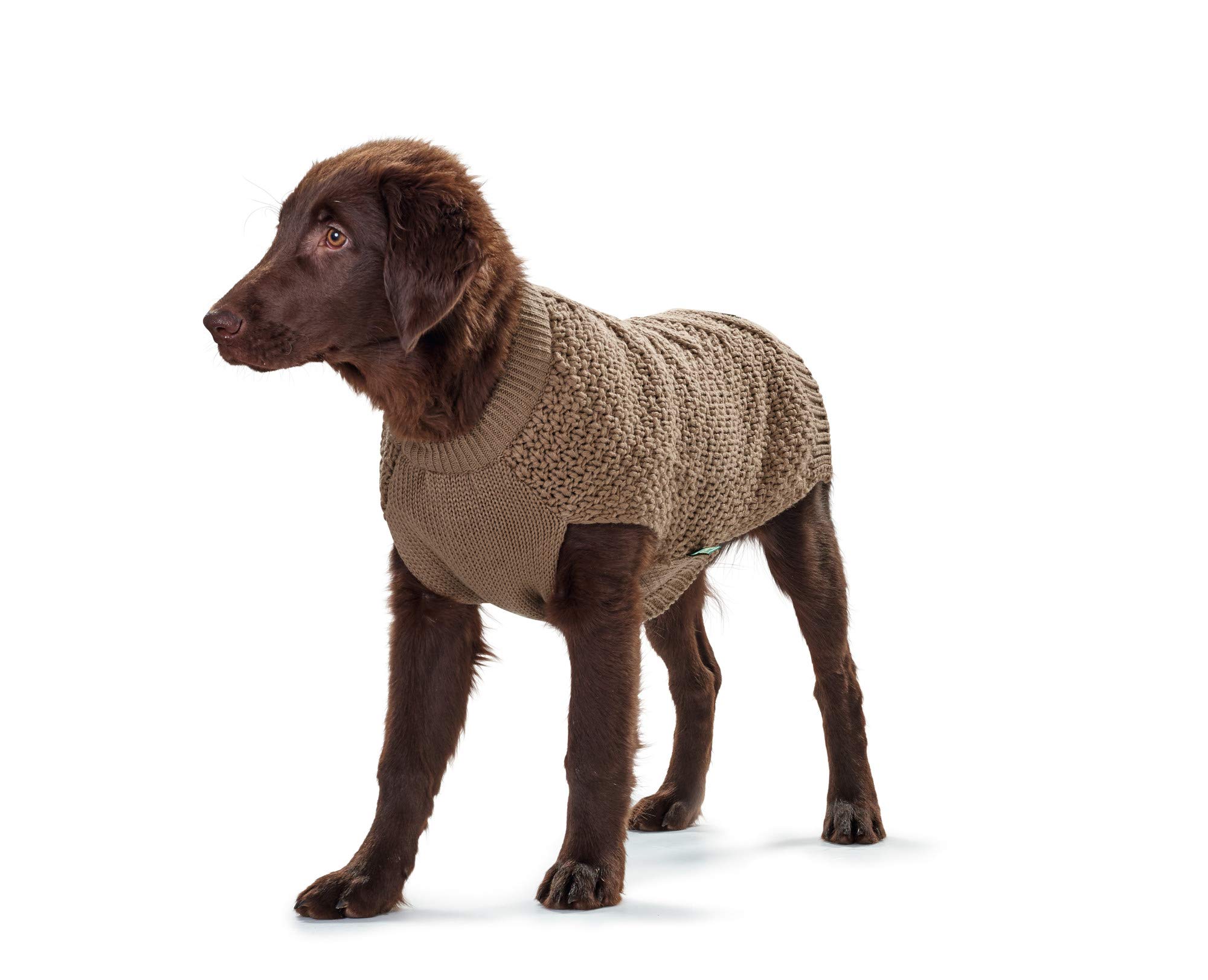 hunter-hundepullover-malm-gr-e-40-zopfstrick-hundepullover-beige-w-rmend-elastis image 5