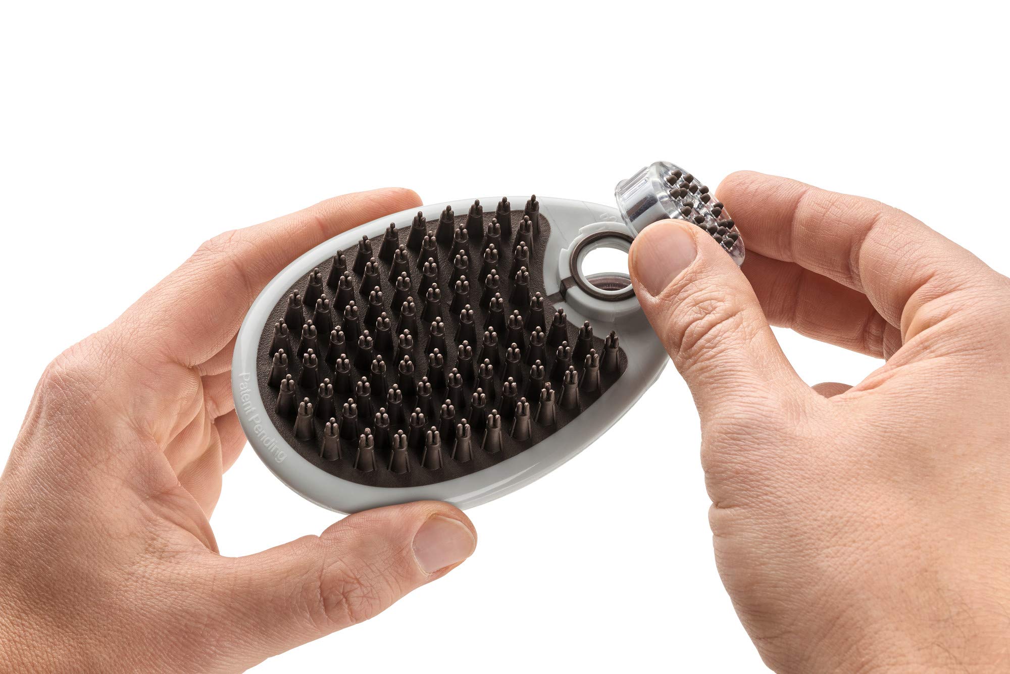 hunter-spa-pflegestriegel-12-x-8-cm-mit-integrierter-shampoofunktion-dreifach-ma image 3