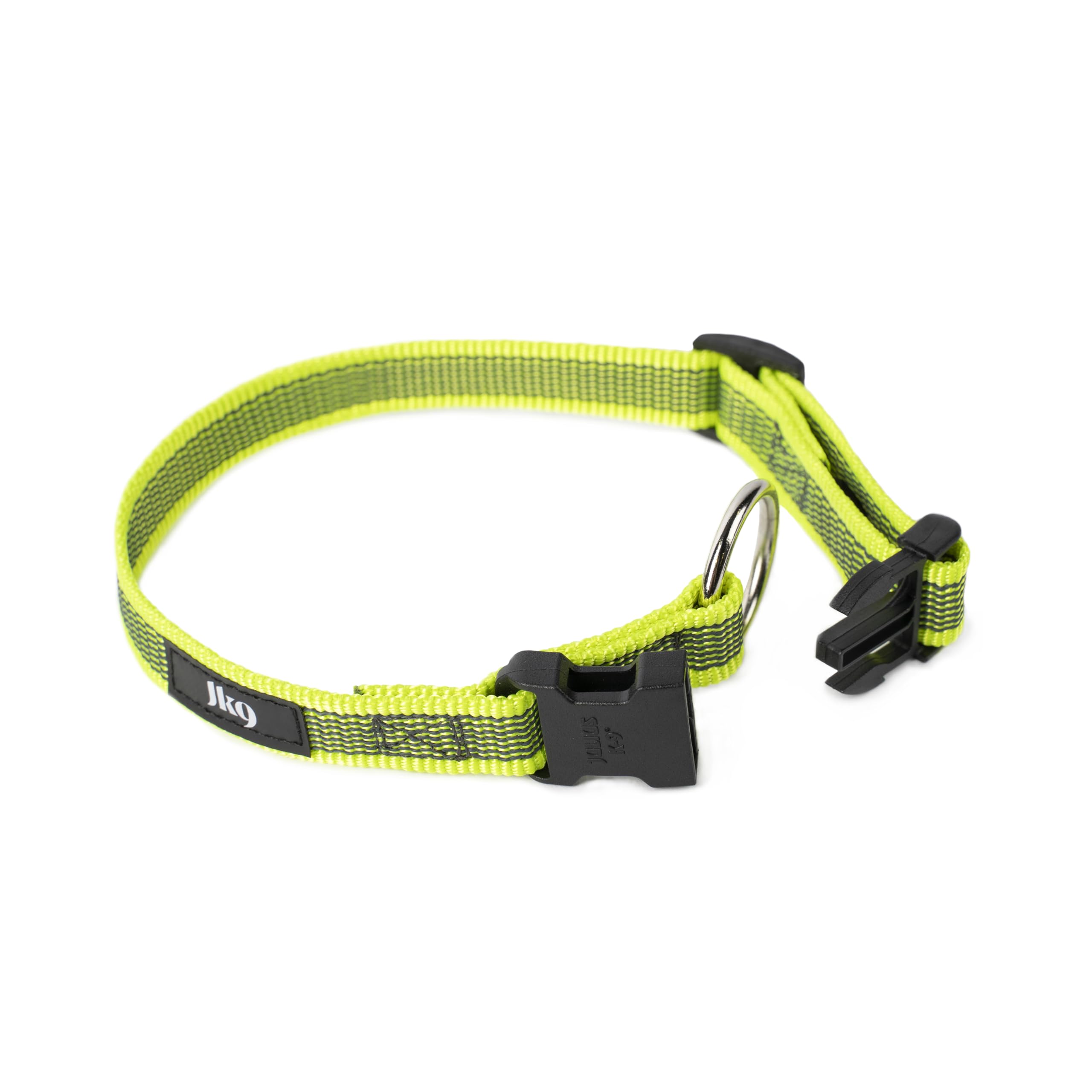 julius-k9-color-gray-halsband-220cg-ne-20-mm-x-27-42-cm-neon-grau-robustes-nylon image 2