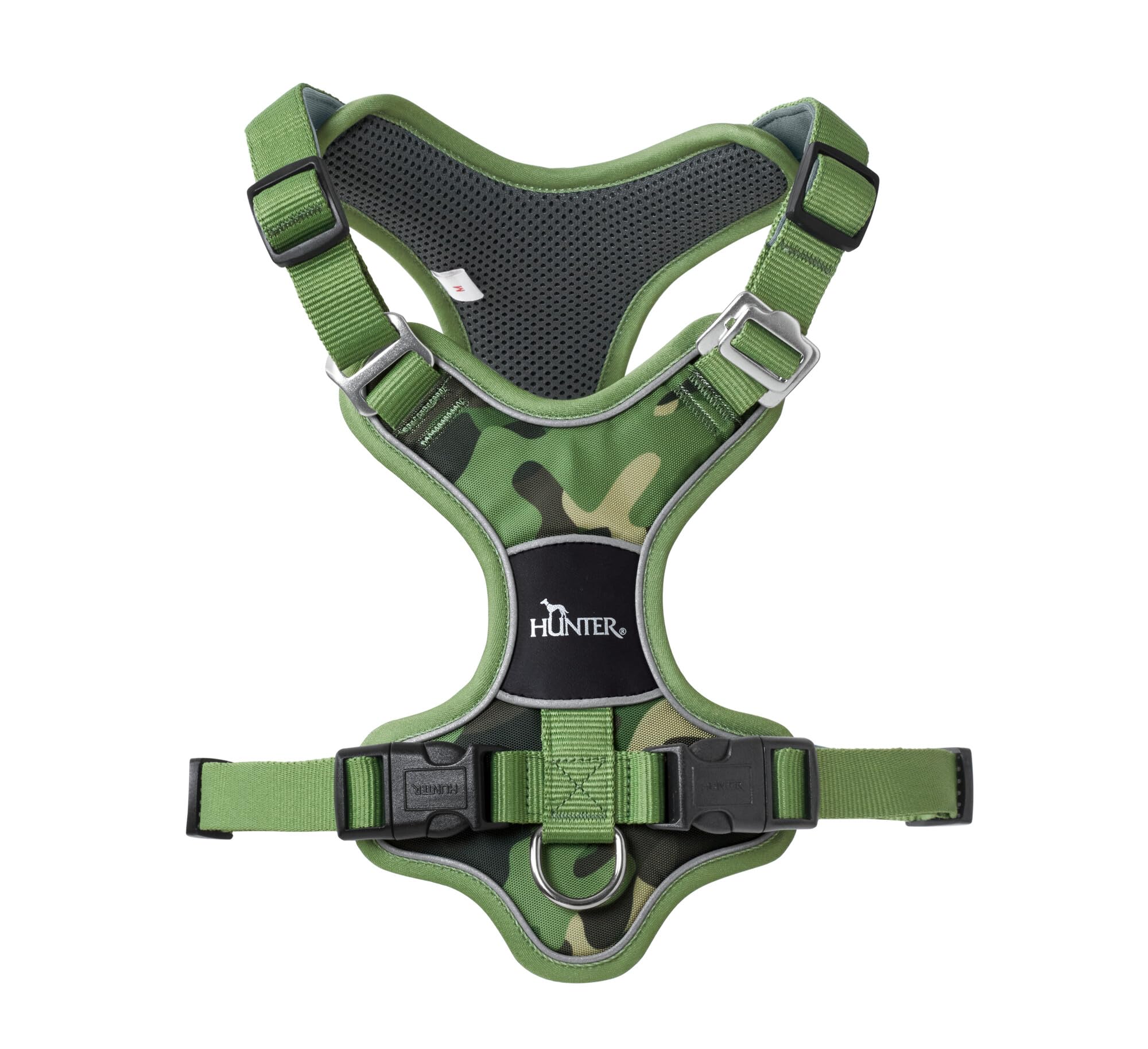 hunter-geschirr-divo-camouflage-gr-n-5-fach-verstellbar-alu-schnallen-3m-scotchl image 4