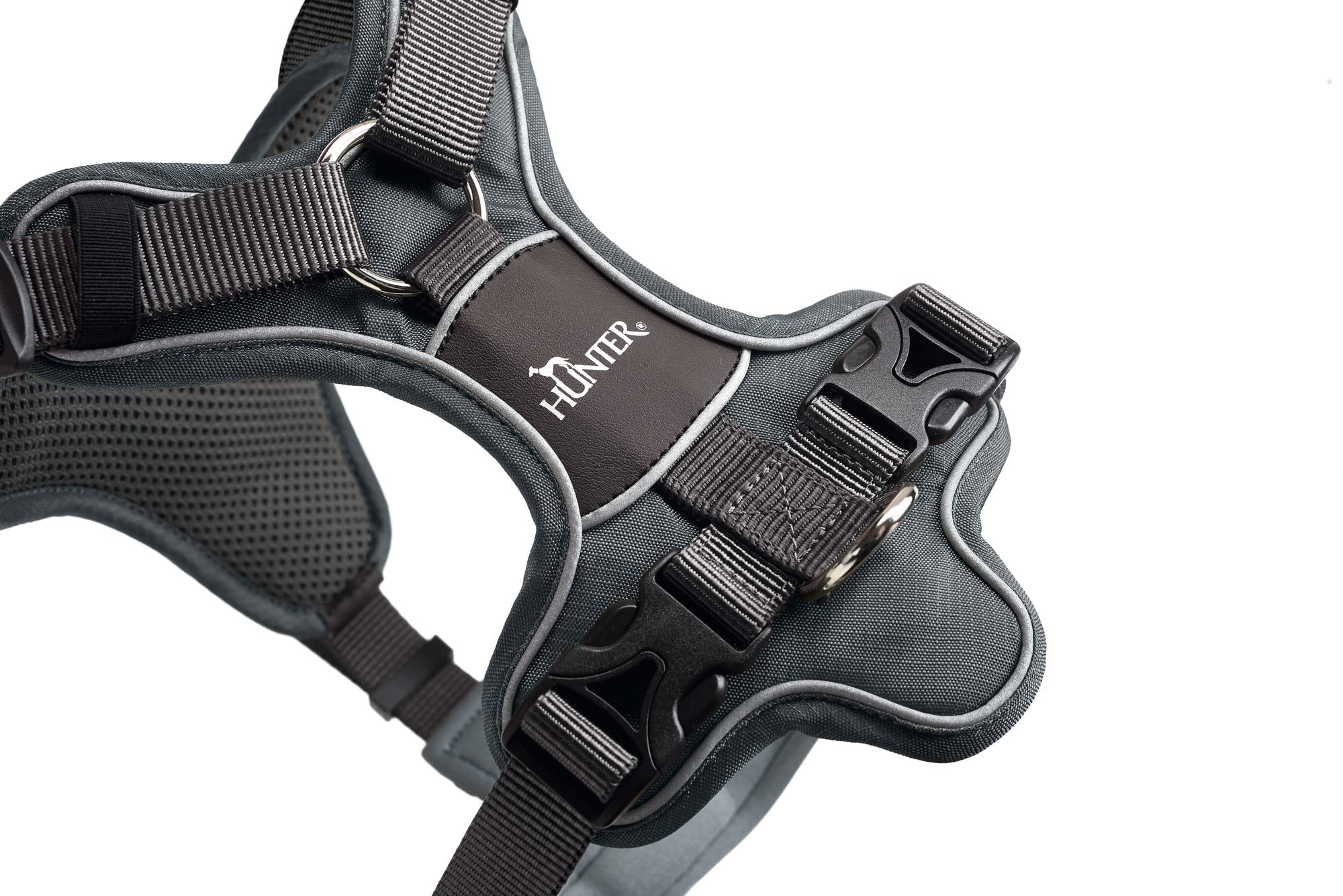 hunter-divo-hundegeschirr-nylon-mit-neopren-mesh-polsterung-3m-scotchlite-reflek image 3