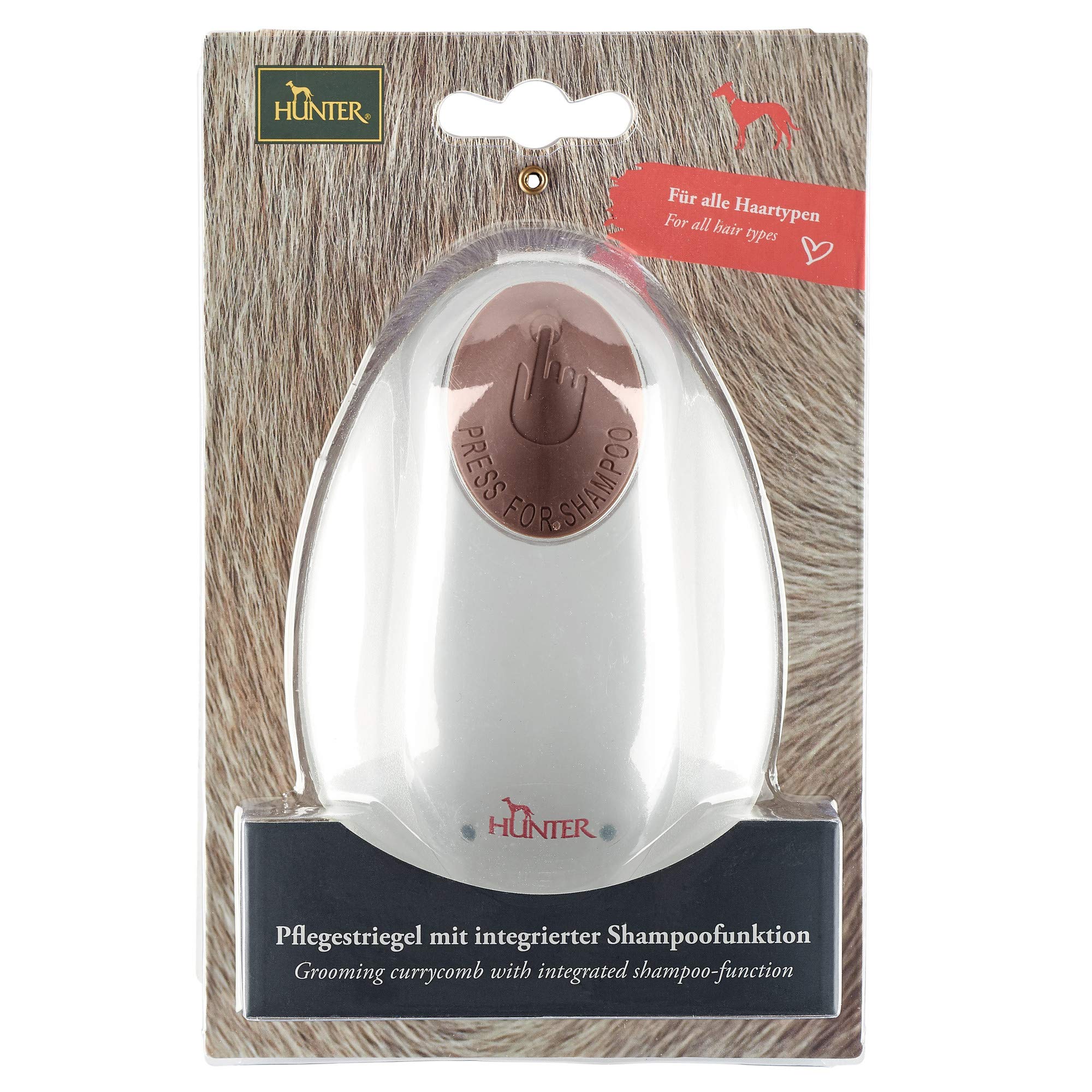 hunter-spa-pflegestriegel-12-x-8-cm-mit-integrierter-shampoofunktion-dreifach-ma image 6