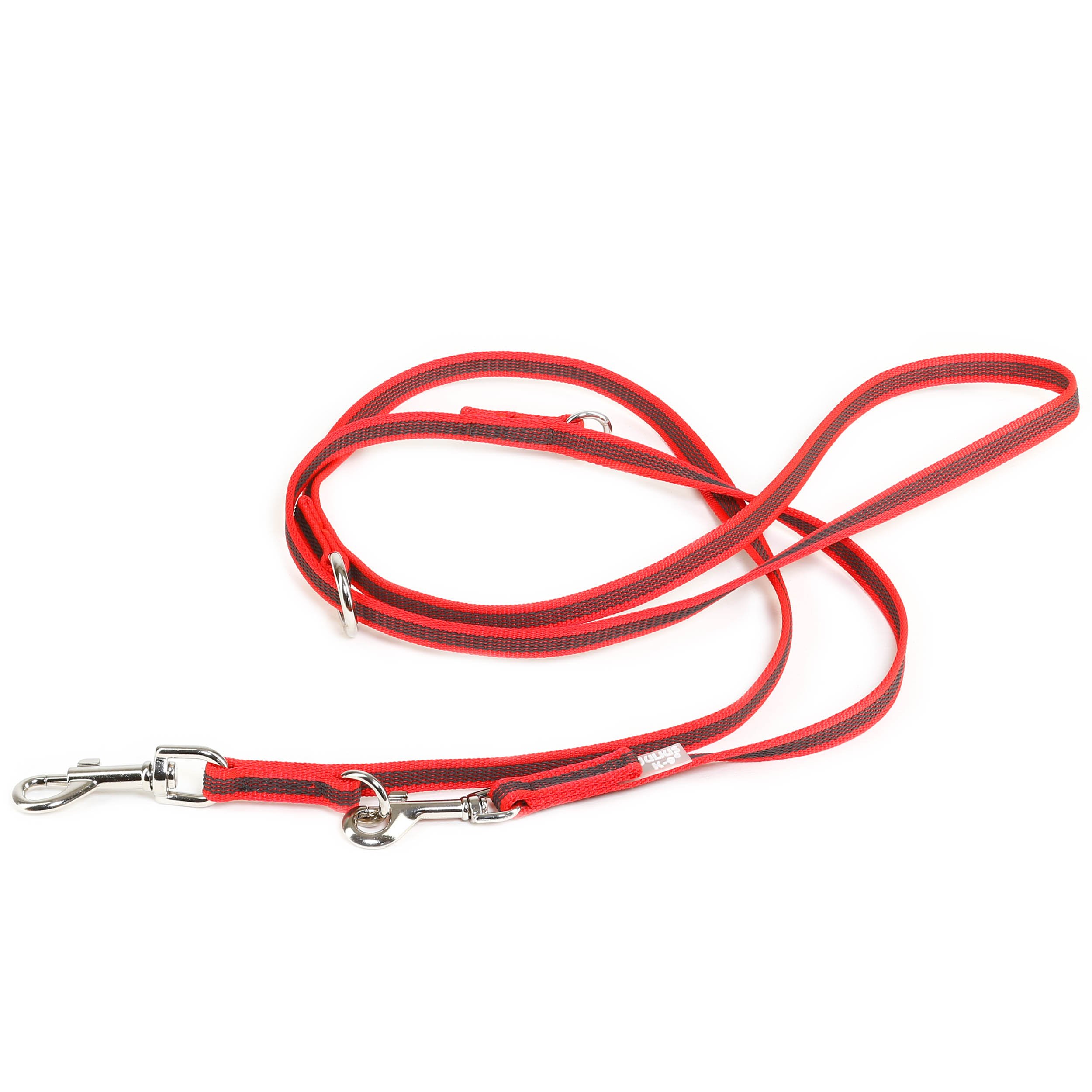julius-k9-idc-color-gray-gumierte-leine-20-mm-x-1-2-m-mit-schlaufe-blau-grau image 7