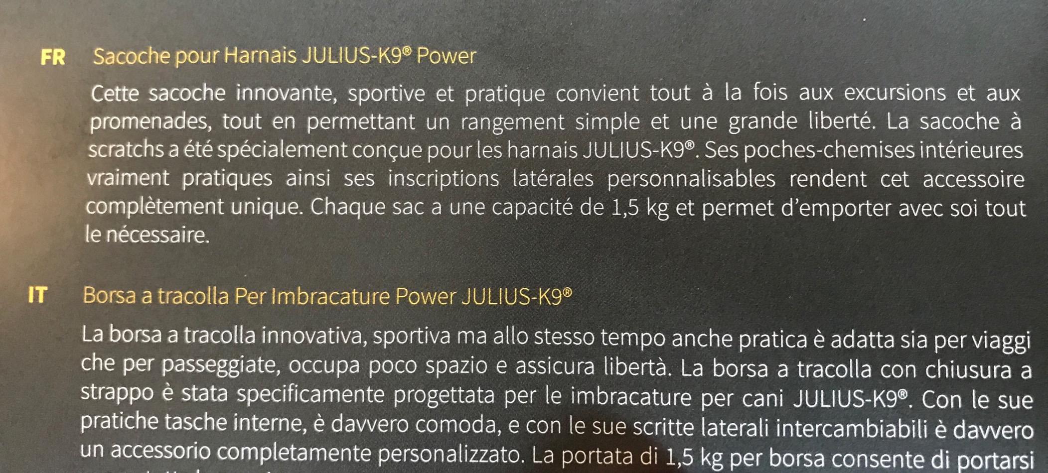 Must-have für jeden Julius-K9-Geschirr-Besitzer